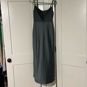 Anthropologie BHLDN Cali satin charmeuse midi dress